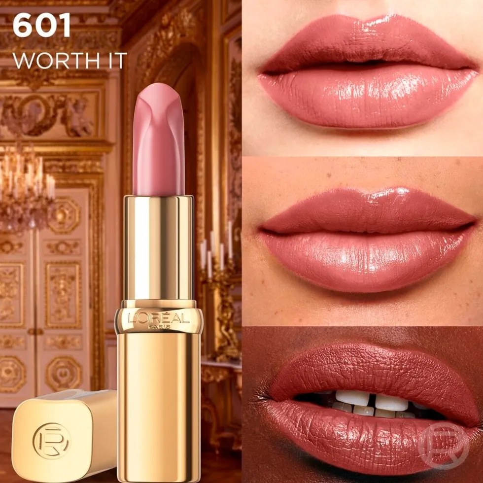 L'Oréal Paris Color Riche 601 Worth It Satin Nude Lippenstift