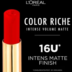 L'Oréal Paris Color Riche Volume Matte 480 Plum Dominant Intense Lippenstift