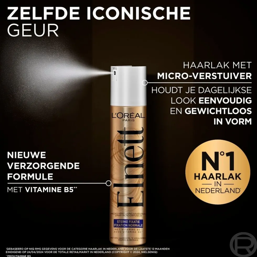 L'Oréal Paris Elnett Satin Sterke Fixatie Haarlak