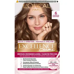 L'Oréal Paris Excellence Crème 6 Donkerblond Permanente Haarverf