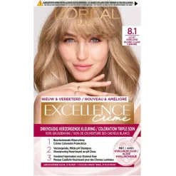 L'Oréal Paris Excellence Crème 8.1 Licht Asblond Permanente Haarverf