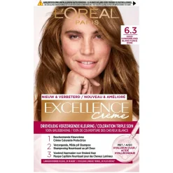L'Oréal Paris Excellence Crème 6.3 Donker Goudblond Permanente Haarverf