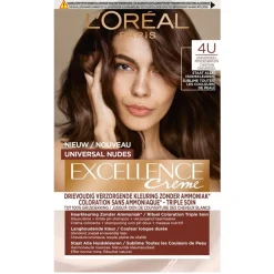 L’Oréal Paris Excellence Universal 4U Nudes Middenbruin Permanente Haarverf