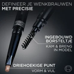L'Oréal Paris Infaillible 24H Brow 3.0 Brunette Filling Triangular Pencil