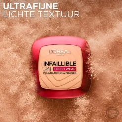 L'Oréal Paris Infaillible 24H Fresh Wear 20 Ivory Foundation in a Powder