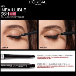 L'Oréal Paris Infaillible 36H Grip Gel Automatic Taupe Grey Eyeliner