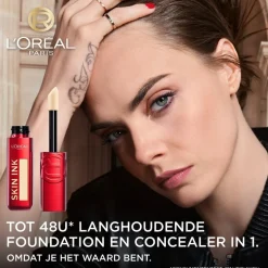 L'Oréal Paris Infaillible Skin Ink 130 2-in-1 Foundation & Concealer