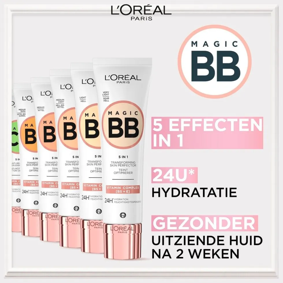 L'Oréal Paris Magic CC 5-In-1 Anti-Roodheidscrème