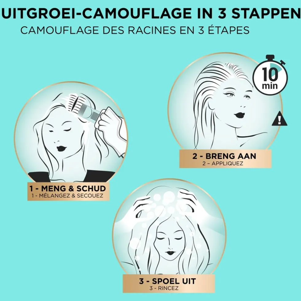 L'Oréal Paris Magic Retouch 6 Donkerblond Permanente Haarkleuring