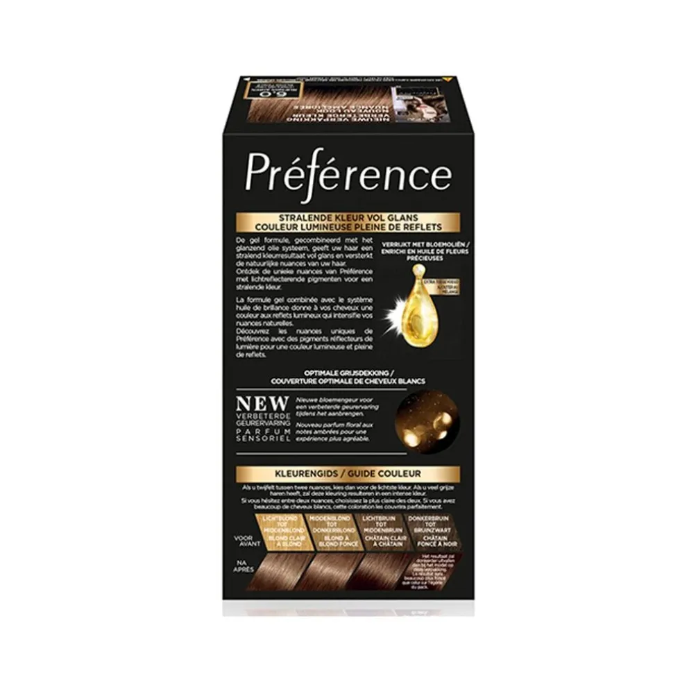 L'Oréal Paris Préférence 6 Donkerblond Permanente Haarkleuring