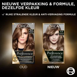 L'Oréal Paris Préférence 6 Donkerblond Permanente Haarkleuring