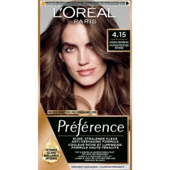 L'Oréal Paris Préférence 4.15 Intens Diepbruin Permanente Haarkleuring
