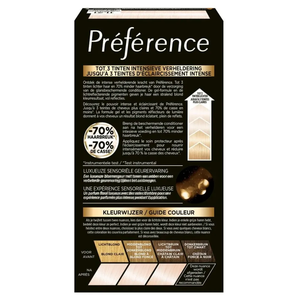 L'Oréal Paris Préférence Le Blonding 11.21 Ultra Licht Parelmoer Asblond Permanente Haarkleuring