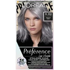 L'Oréal Paris Préférence Les Vivids 9.112 Smokey Grey Permanente Haarkleuring