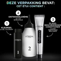 L'Oréal Paris Préférence Les Vivids 9.112 Smokey Grey Permanente Haarkleuring