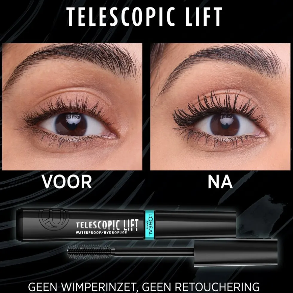 L'Oréal Paris Telescopic Lift Black Waterproof Mascara
