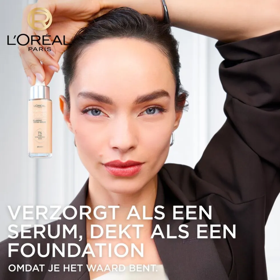 L'Oréal Paris True Match Nude 1-2 Rosy Light Plumping Tinted Serum