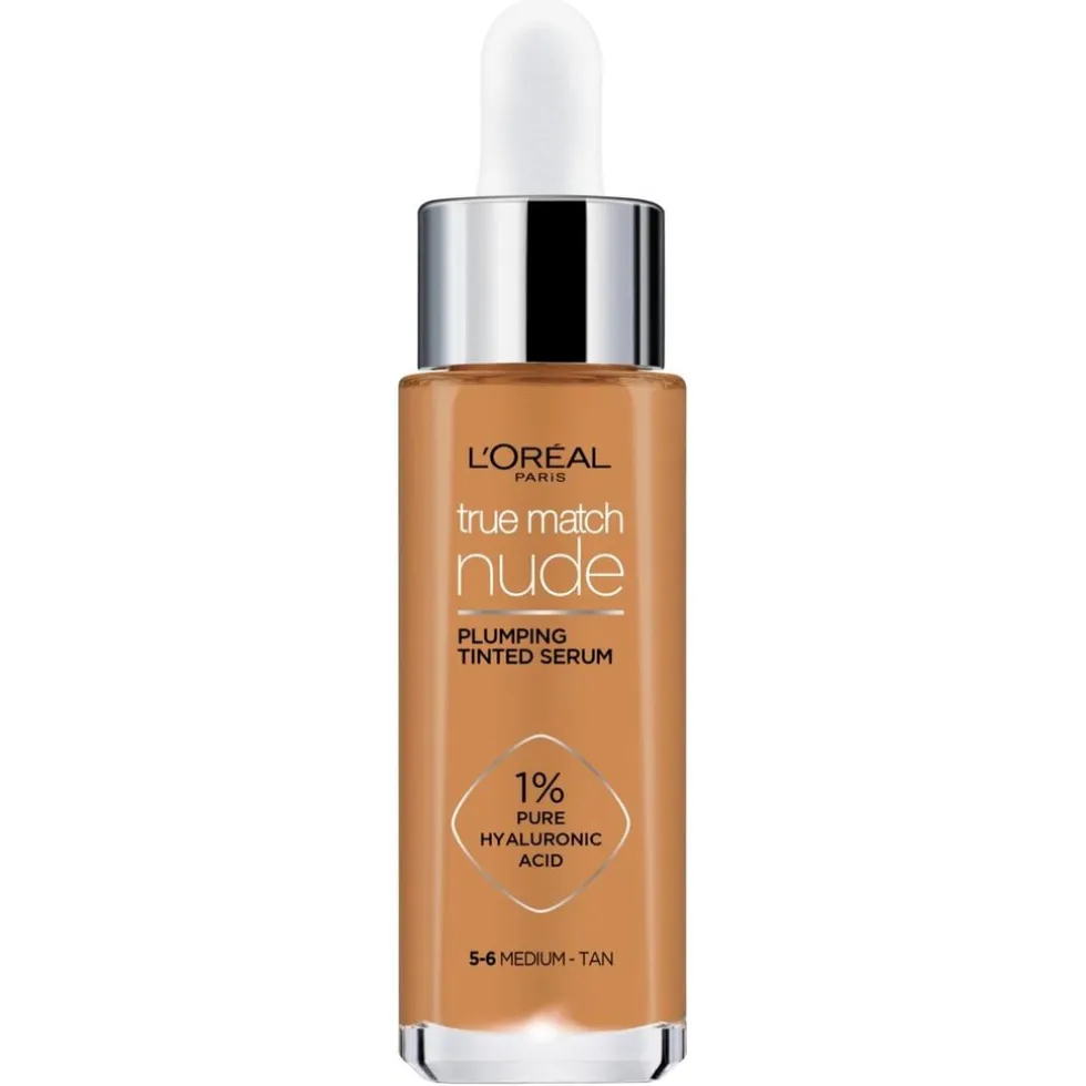 L'Oréal Paris True Match Nude 5-6 Medium Tan Plumping Tinted Serum