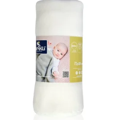 Lorelli Fleece White Star 75x100cm Wiegdeken