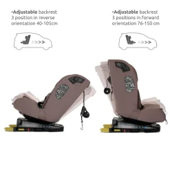 Lorelli Rodeo Black 40-150 cm 360° i-Size Autostoel
