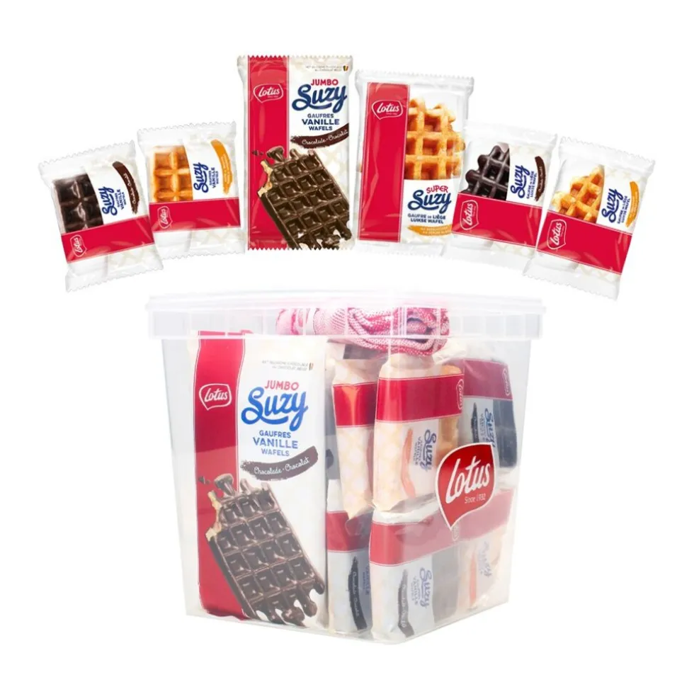 Lotus wafel assortiment met gratis keukenhanddoek