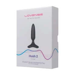 Lovense Hush 2 Vibrerende Anaal Plug App Controlled dia 25 mm