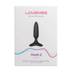 Lovense Hush 2 Vibrerende Anaal Plug App Controlled dia 25 mm