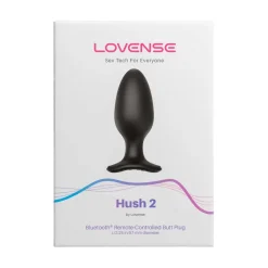 Lovense Hush 2 Vibrerende Anaal Plug App Controlled dia 57 mm