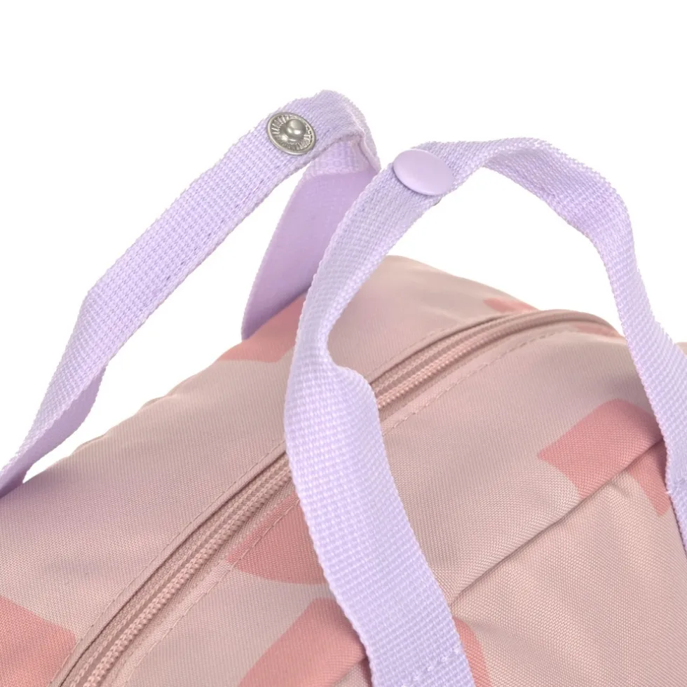 Lässig Mini Square Kinderrugzak Pattern Party Rose