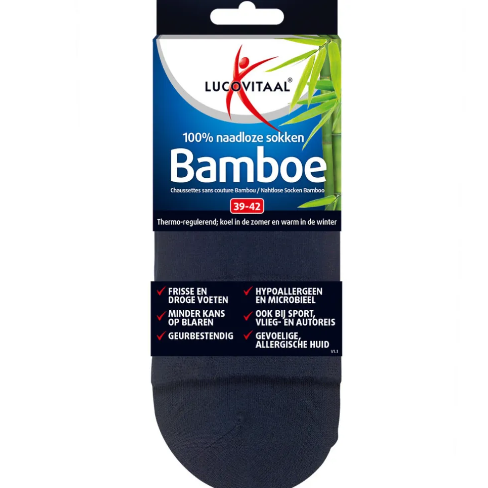 Lucovitaal Bamboe Sokken Lang