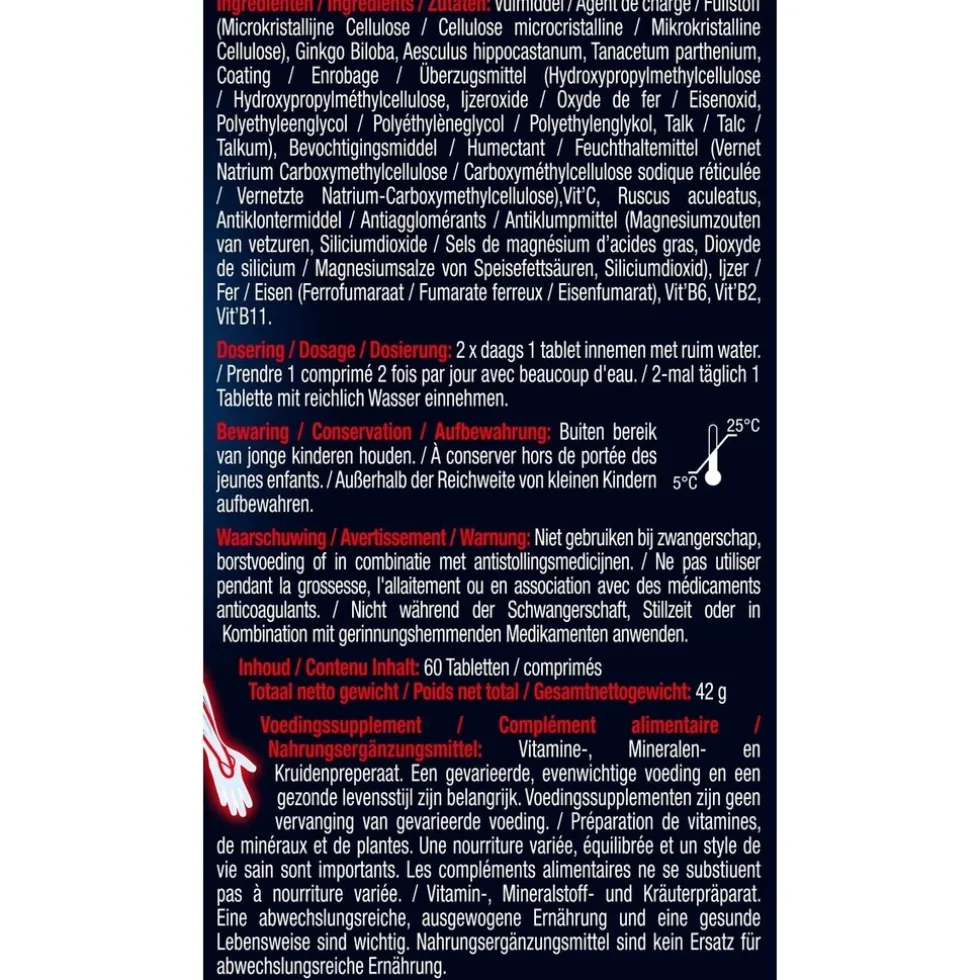 Lucovitaal Bloedcirculatie Support Tabletten