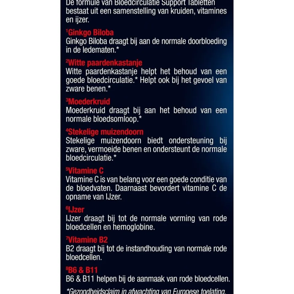 Lucovitaal Bloedcirculatie Support Tabletten