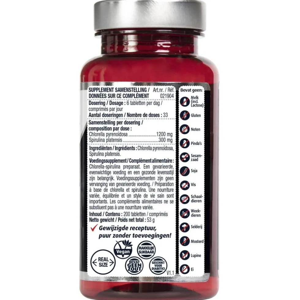 Lucovitaal Chlorella Spirulina Capsules