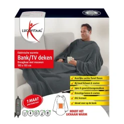 Lucovitaal Elektrische warmte Bank/TV deken