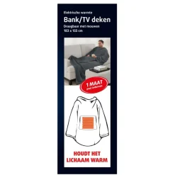 Lucovitaal Elektrische warmte Bank/TV deken