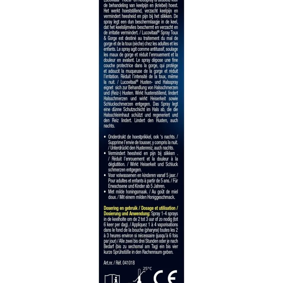Lucovitaal Keel- & Hoestspray