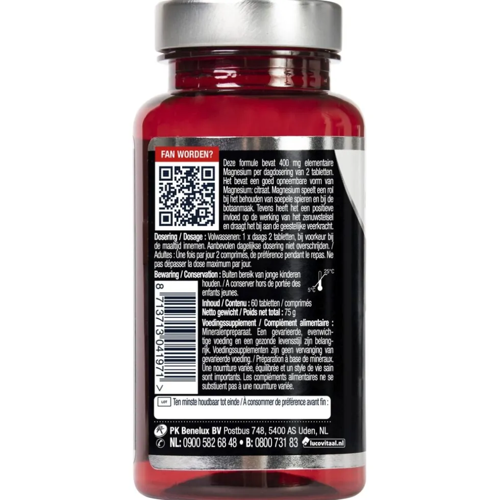 Lucovitaal Magnesium Citraat 400mg Tabletten