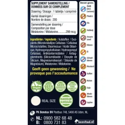 Lucovitaal Melatonine 299Mcg Time Released Tabletten