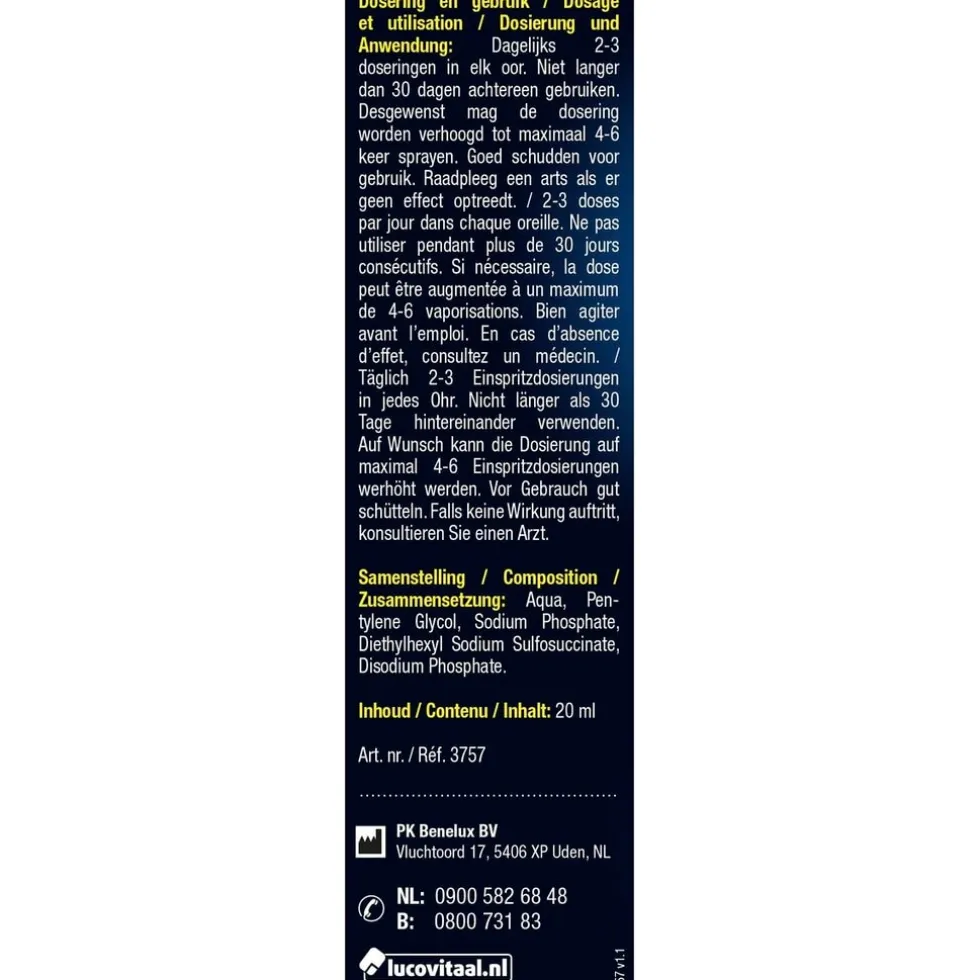 Lucovitaal Oorspray