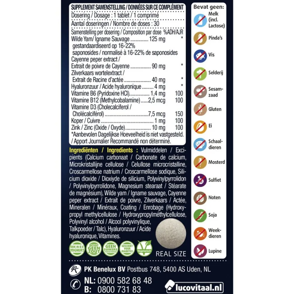Lucovitaal Overgang Balans Tabletten