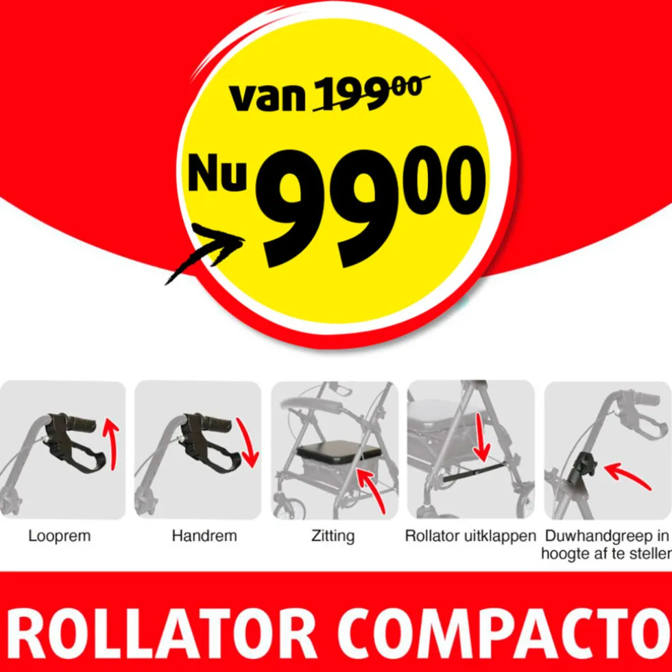 Lucovitaal Rollator Compacto