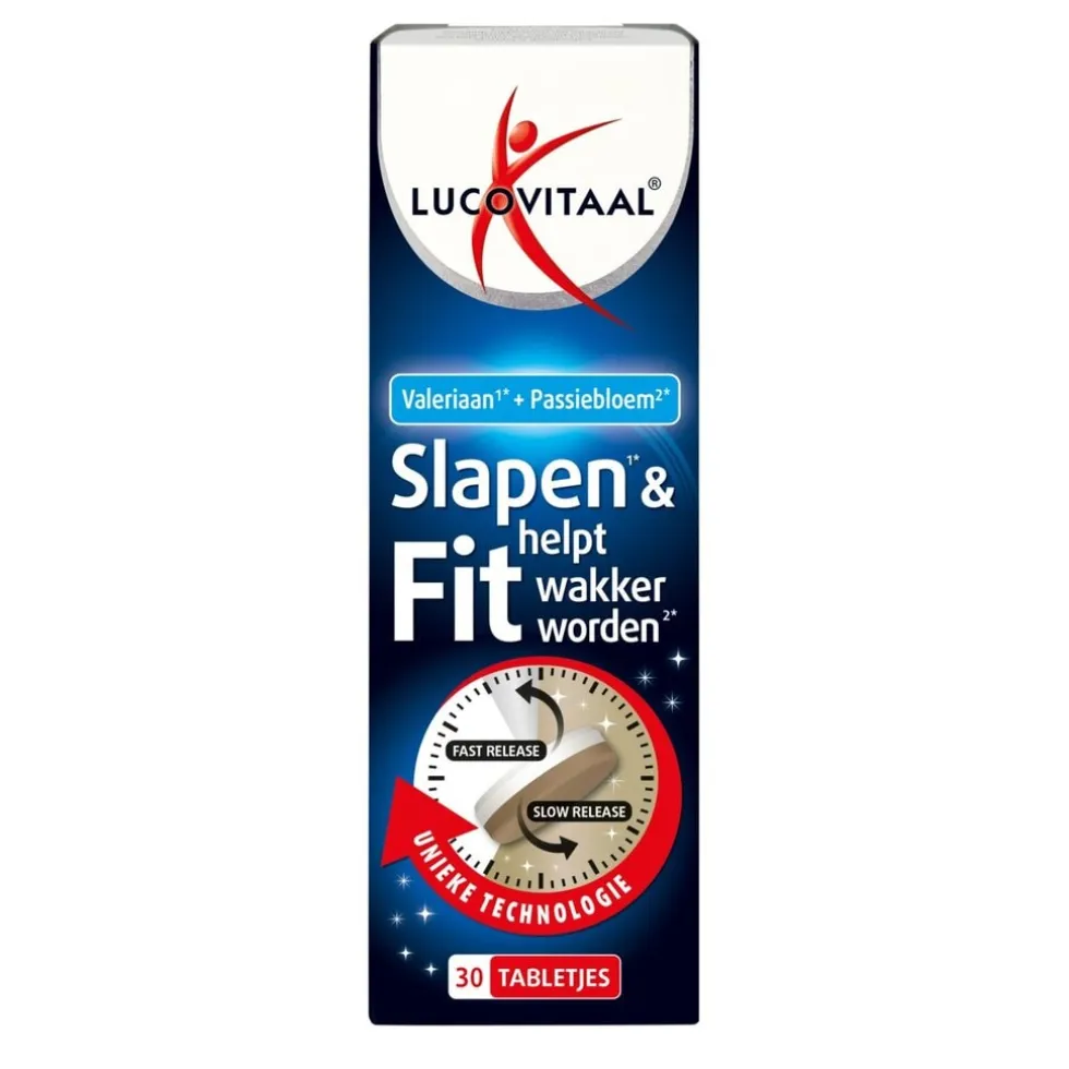 Lucovitaal Slapen & Fit Wakker 299Mcg Tabletten