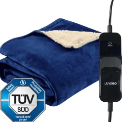 Luvego Elektrische Bovendeken Fleece Warmte deken