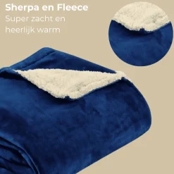 Luvego Elektrische Bovendeken Fleece Warmte deken