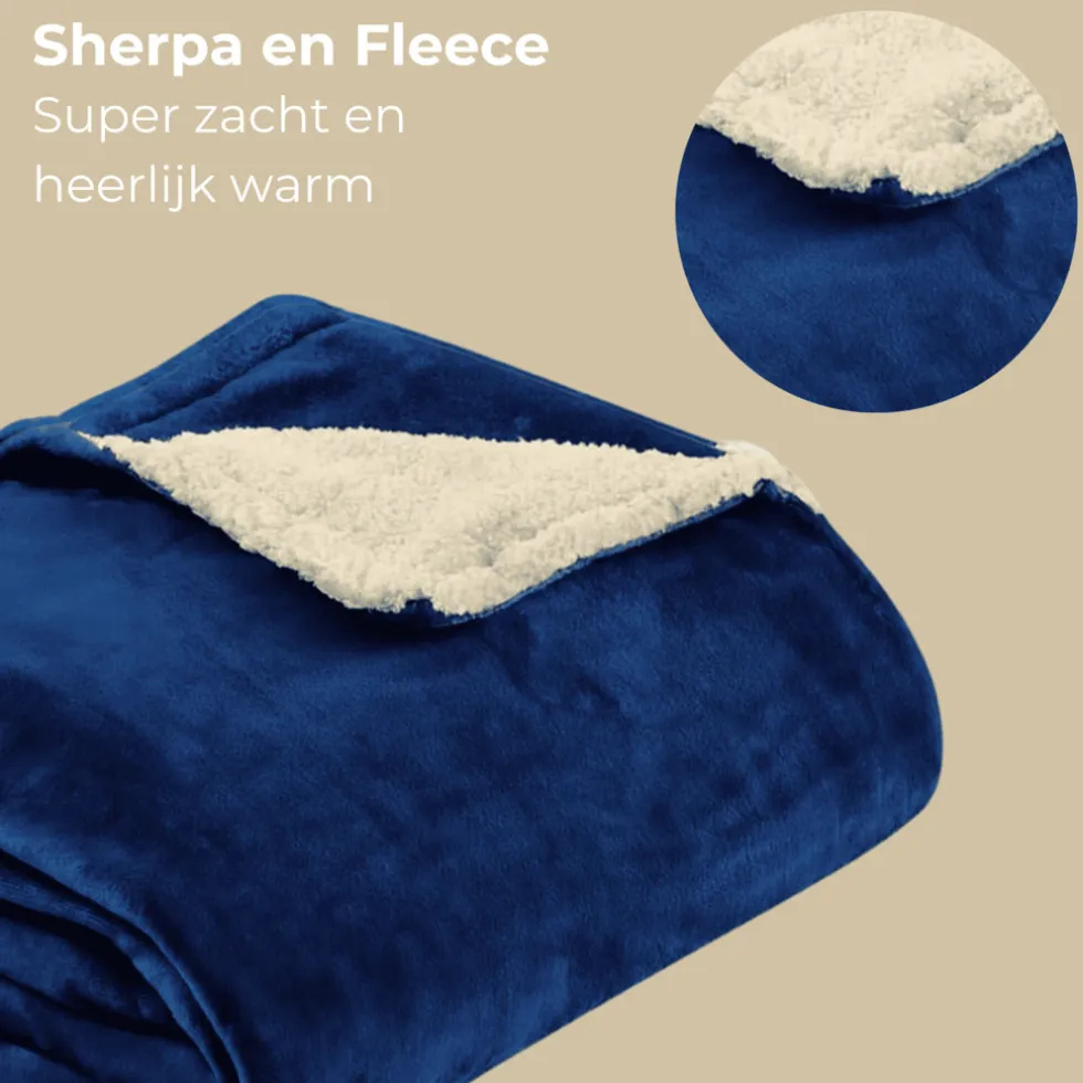 Luvego Elektrische Bovendeken Fleece Warmte deken