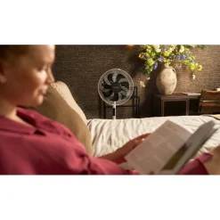 Luvego® Statief Stille Ventilator Staand met Afstandsbediening