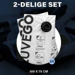 Luvego Vacuümzakken voor kleding en dekbedden Extra grote vacuümzakken
