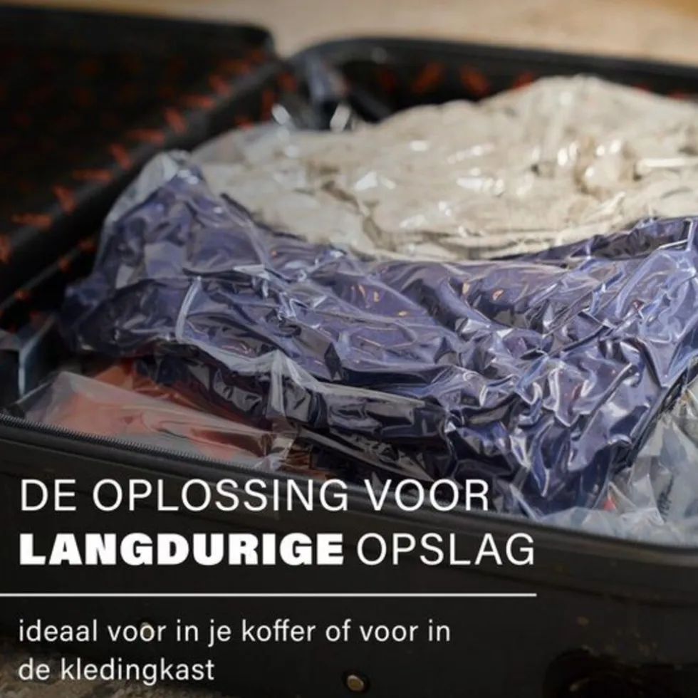 Luvego Vacuumzakken Kleding & Dekbedden 23 Stuks / 5 Maten Reiszakken Vacuum Opbergzakken