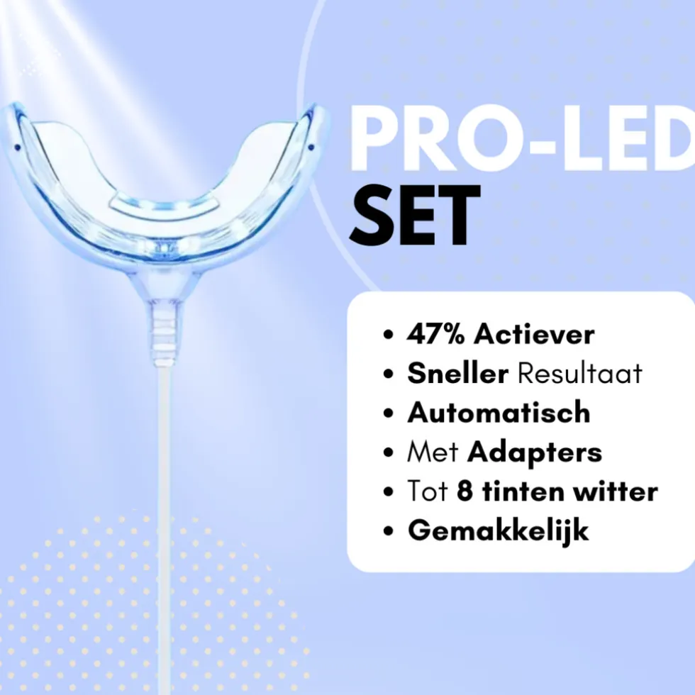 Luxury White Pro-LED Tandenbleek Set