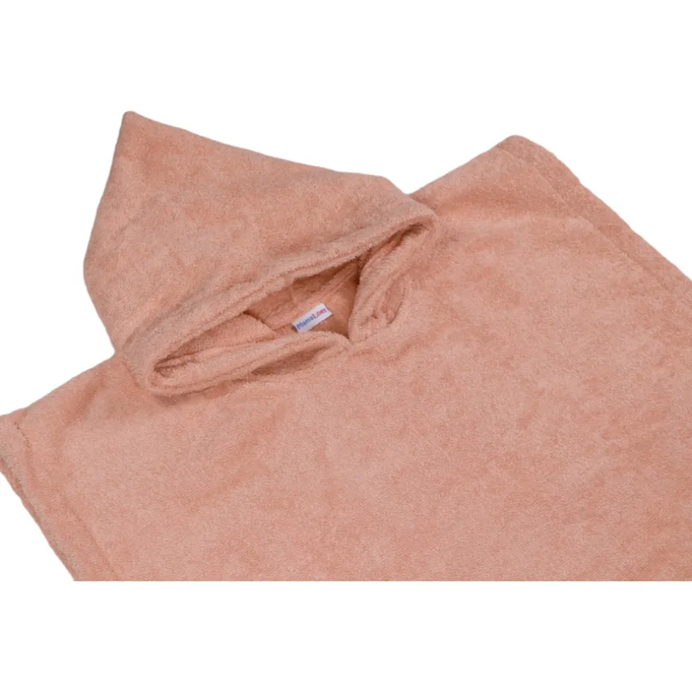 MamaLoes Badstof Light Pink Baby Poncho